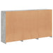 Servantă cu lumini LED, gri beton, 181,5x37x100 cm - WALTI WALTI