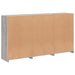 Servantă cu lumini LED, gri sonoma, 181,5x37x100 cm - WALTI WALTI
