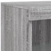 Servantă cu lumini LED, gri sonoma, 181,5x37x100 cm - WALTI WALTI