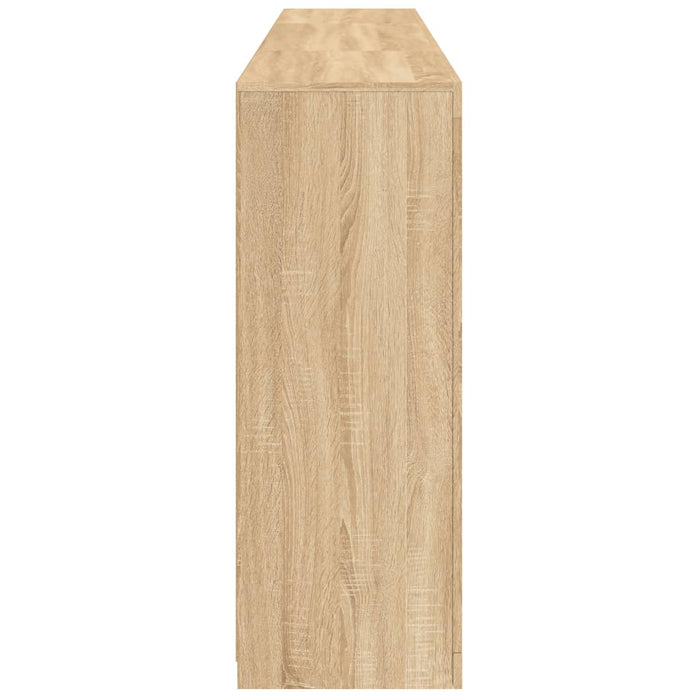 Servantă cu lumini LED, stejar sonoma, 202x37x100 cm WALTI