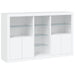 Servantă cu lumini LED, alb, 162x37x100 cm - WALTI WALTI