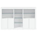 Servantă cu lumini LED, alb, 162x37x100 cm - WALTI WALTI