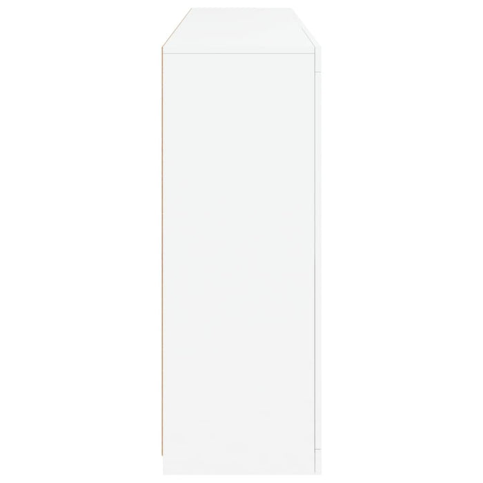 Servantă cu lumini LED, alb, 162x37x100 cm - WALTI WALTI
