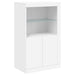 Servantă cu lumini LED, alb, 162x37x100 cm - WALTI WALTI