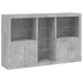 Servantă cu lumini LED, gri beton, 162x37x100 cm - WALTI WALTI