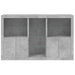 Servantă cu lumini LED, gri beton, 162x37x100 cm - WALTI WALTI