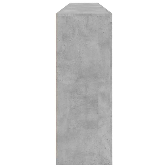 Servantă cu lumini LED, gri beton, 162x37x100 cm - WALTI WALTI