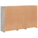 Servantă cu lumini LED, gri beton, 162x37x100 cm - WALTI WALTI