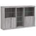 Servantă cu lumini LED, gri sonoma, 162x37x100 cm - WALTI WALTI