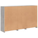 Servantă cu lumini LED, gri sonoma, 162x37x100 cm - WALTI WALTI