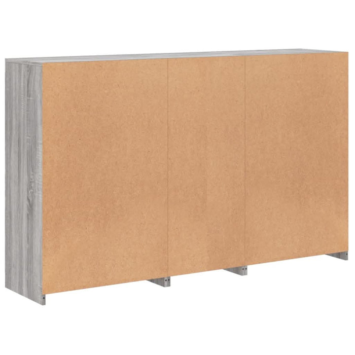 Servantă cu lumini LED, gri sonoma, 162x37x100 cm - WALTI WALTI