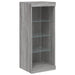 Servantă cu lumini LED, gri sonoma, 162x37x100 cm - WALTI WALTI