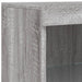 Servantă cu lumini LED, gri sonoma, 162x37x100 cm - WALTI WALTI