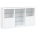 Servantă cu lumini LED, alb, 181,5x37x100 cm - WALTI WALTI