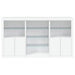 Servantă cu lumini LED, alb, 181,5x37x100 cm - WALTI WALTI