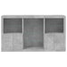 Servantă cu lumini LED, gri beton, 181,5x37x100 cm - WALTI WALTI