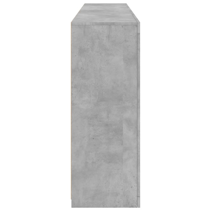 Servantă cu lumini LED, gri beton, 181,5x37x100 cm - WALTI WALTI