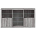 Servantă cu lumini LED, gri sonoma, 181,5x37x100 cm - WALTI WALTI