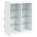 Servantă cu lumini LED, alb, 202x37x100 cm - WALTI WALTI