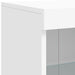 Servantă cu lumini LED, alb, 202x37x100 cm - WALTI WALTI