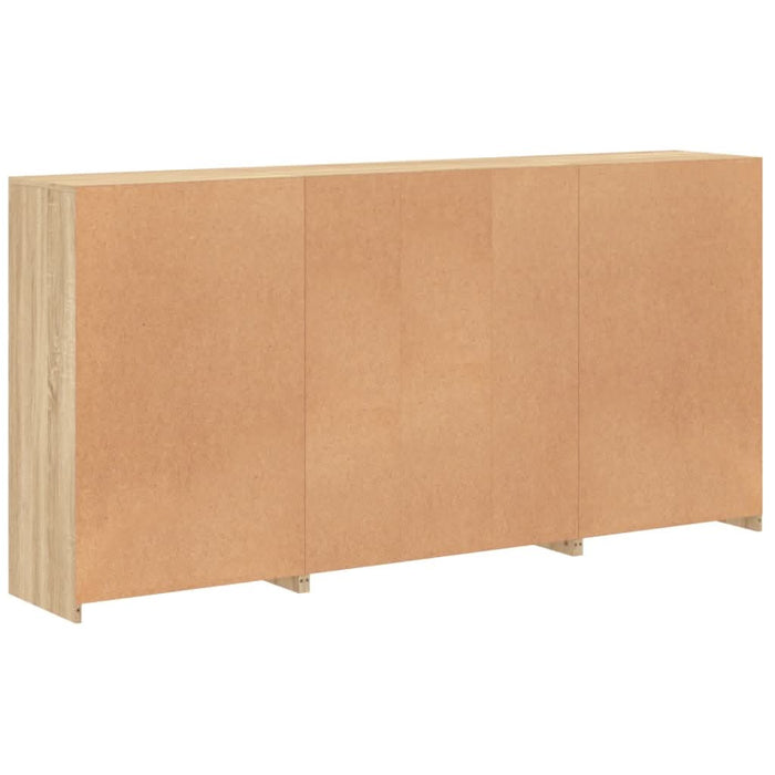 Servantă cu lumini LED, stejar sonoma, 202x37x100 cm - WALTI WALTI