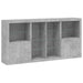 Servantă cu lumini LED, gri beton, 202x37x100 cm - WALTI WALTI