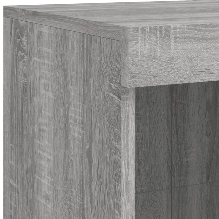 Servantă cu lumini LED, gri sonoma, 202x37x100 cm - WALTI WALTI