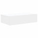 Dulap TV cu lumini LED, alb, 60x35x15,5 cm - WALTI WALTI