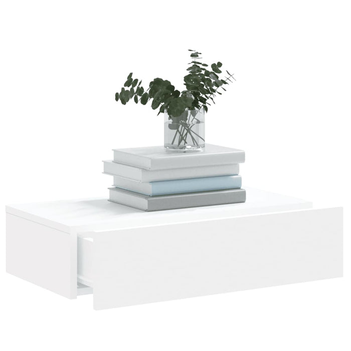 Dulap TV cu lumini LED, alb, 60x35x15,5 cm - WALTI WALTI