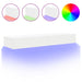 Dulapuri TV cu lumini LED, 2 buc., alb, 60x35x15,5 cm - WALTI WALTI