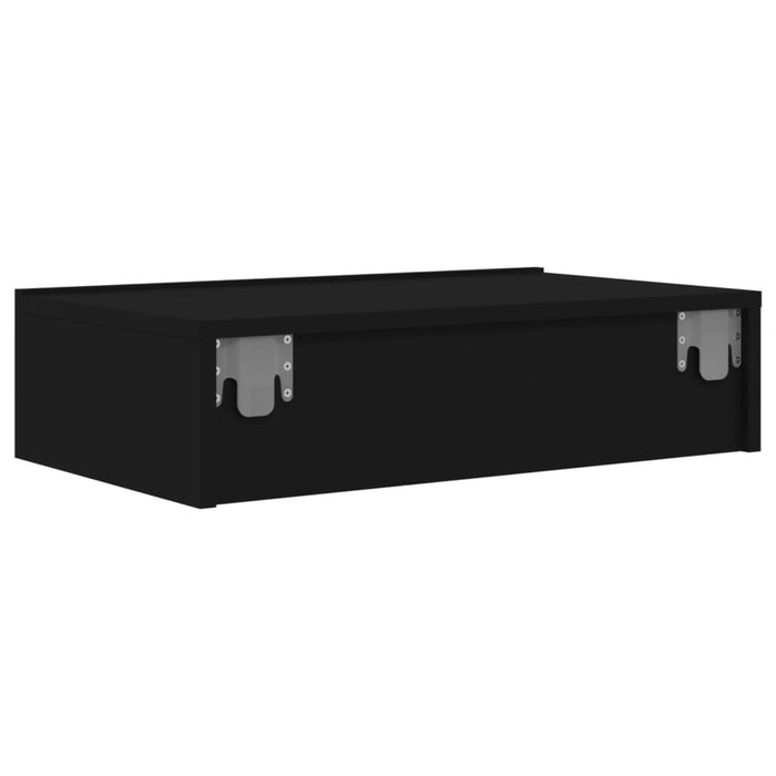 Comodă TV cu lumini LED, negru, 60x35x15,5 cm - WALTI WALTI
