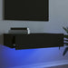 Comodă TV cu lumini LED, negru, 60x35x15,5 cm - WALTI WALTI
