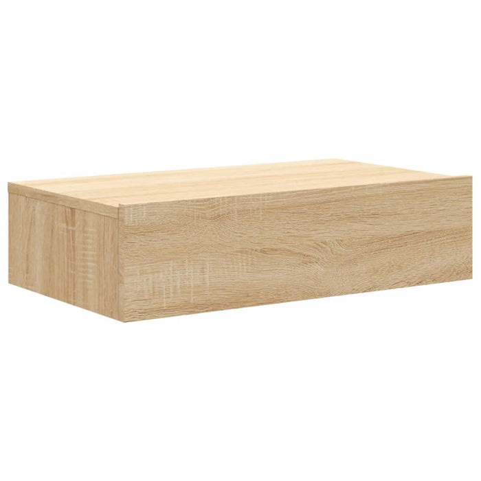 Comodă TV cu lumini LED, stejar sonoma, 60x35x15,5 cm - WALTI WALTI
