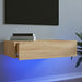 Comodă TV cu lumini LED, stejar sonoma, 60x35x15,5 cm - WALTI WALTI