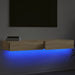 Comode TV cu lumini LED, 2 buc., stejar sonoma, 60x35x15,5 cm - WALTI WALTI