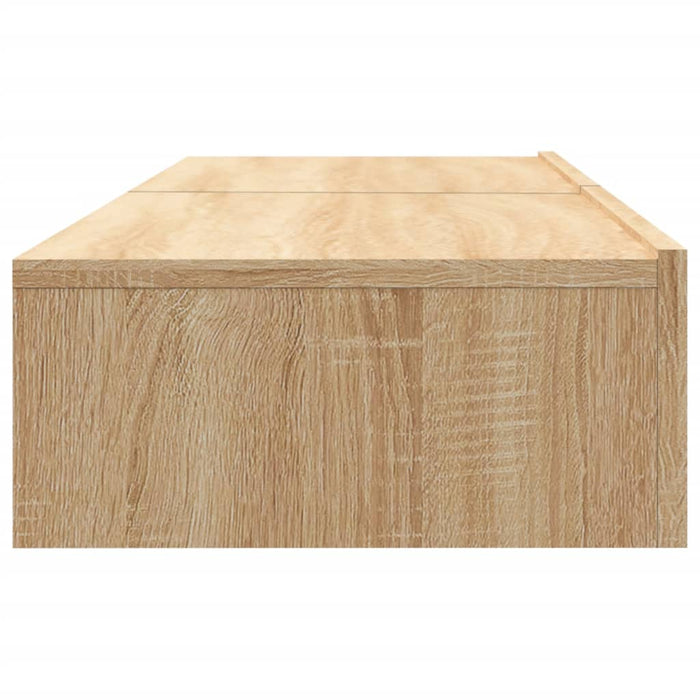 Comode TV cu lumini LED, 2 buc., stejar sonoma, 60x35x15,5 cm - WALTI WALTI
