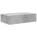 Comodă TV cu lumini LED, gri beton, 60x35x15,5 cm - WALTI WALTI