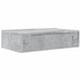 Comodă TV cu lumini LED, gri beton, 60x35x15,5 cm - WALTI WALTI