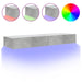 Comode TV cu lumini LED, 2 buc., gri beton, 60x35x15,5 cm - WALTI WALTI