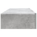 Comode TV cu lumini LED, 2 buc., gri beton, 60x35x15,5 cm - WALTI WALTI