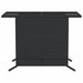 Set bistro cu perne, 3 piese, negru, poliratan - WALTI WALTI