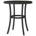Set bistro cu perne, 3 piese, negru, poliratan - WALTI WALTI
