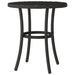Set bistro cu perne, 3 piese, negru, poliratan - WALTI WALTI