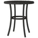 Set bistro cu perne, 3 piese, negru, poliratan - WALTI WALTI