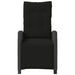 Set bistro cu perne, 3 piese, negru, poliratan - WALTI WALTI