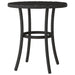 Set bistro cu perne, 3 piese, negru, poliratan - WALTI WALTI