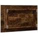 Oglindă de baie LED, stejar sonoma, 60x8,5x38 cm lemn prelucrat - WALTI WALTI