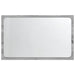 Oglindă de baie LED, gri sonoma, 60x8,5x38 cm lemn prelucrat - WALTI WALTI