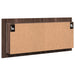 Dulap de baie cu oglindă și LED, stejar maro, 100x12x45 cm - WALTI WALTI