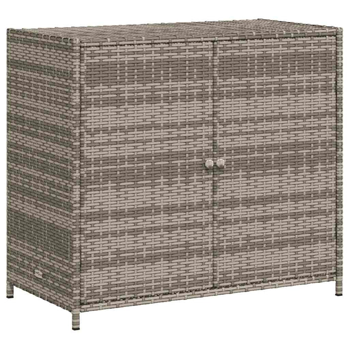 Dulap depozitare de grădină, gri, 83x45x76 cm, poliratan - WALTI WALTI